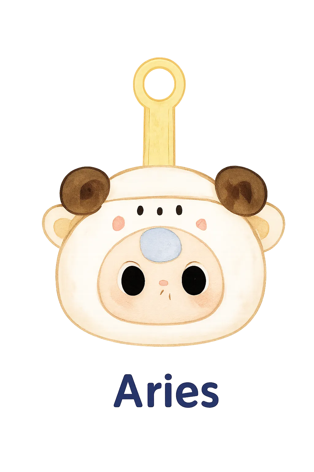 Baby Three Twelve Constellations Plush Pendant