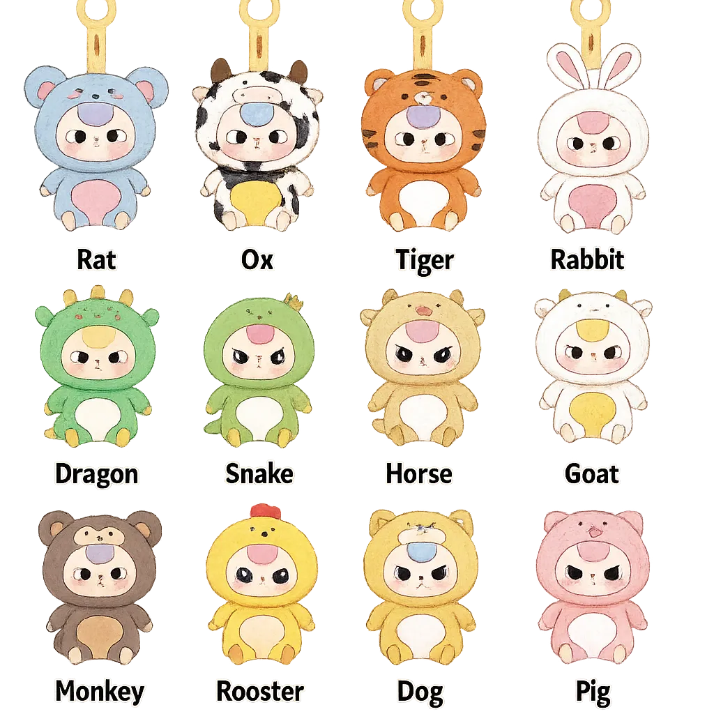 Baby Three Twelve Zodiac Plush