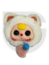 Baby Three Fortune Cat Large Zipper Plush
