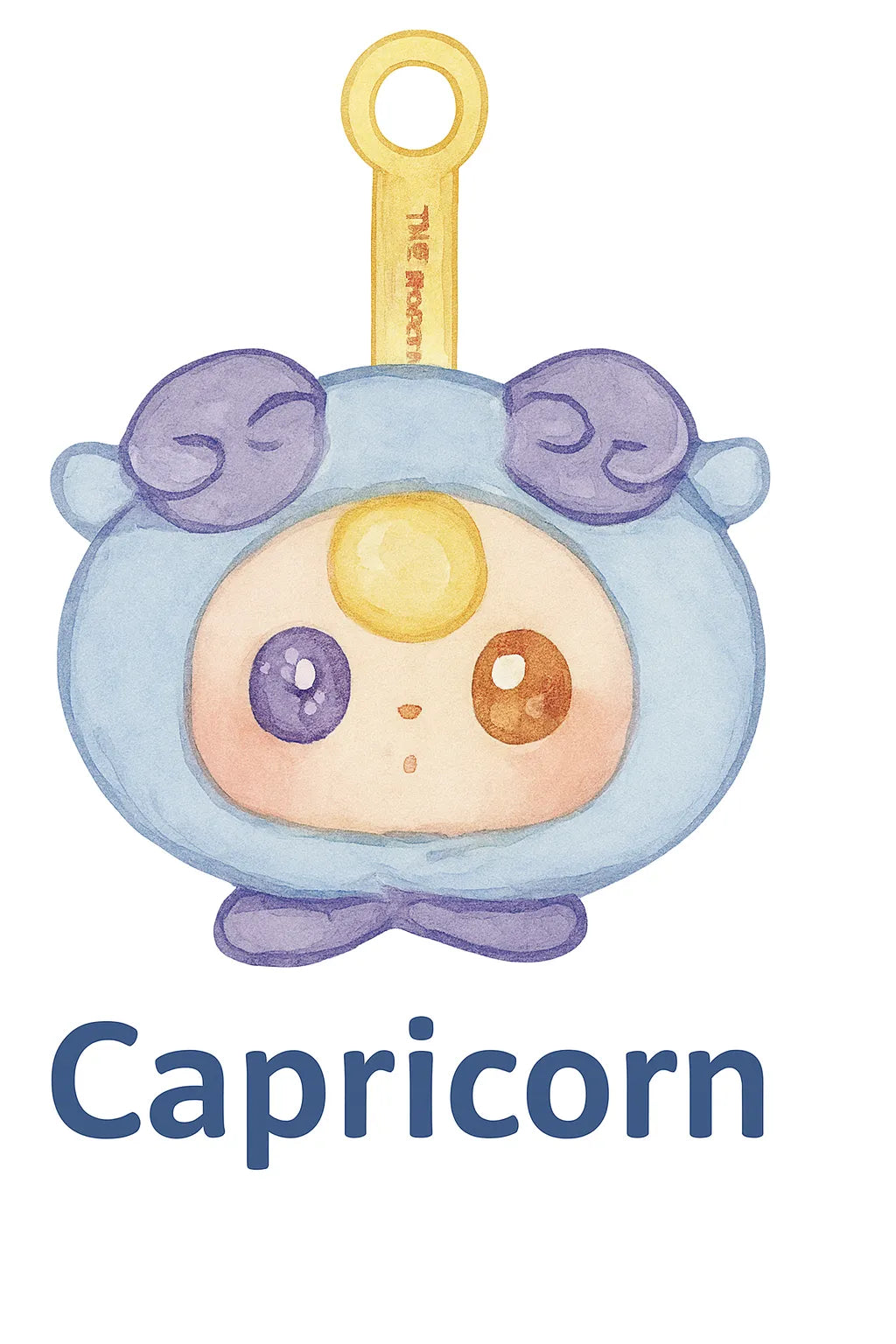 Baby Three Twelve Constellations Plush Pendant