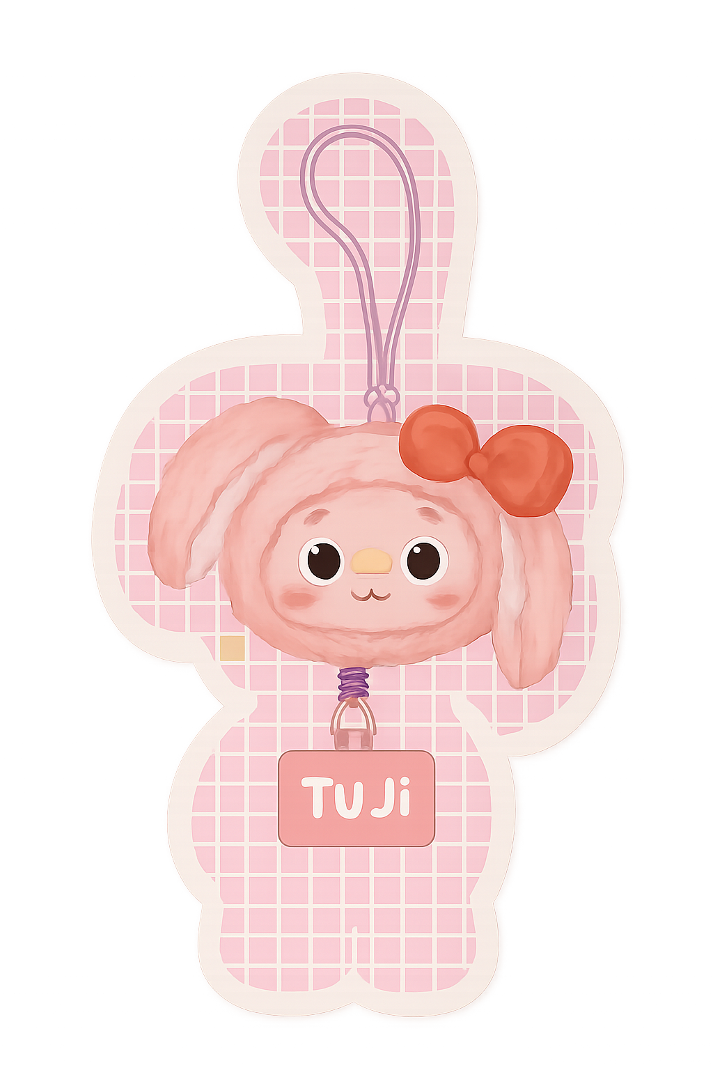 Baby Three Phone Strap Plush Blind Box