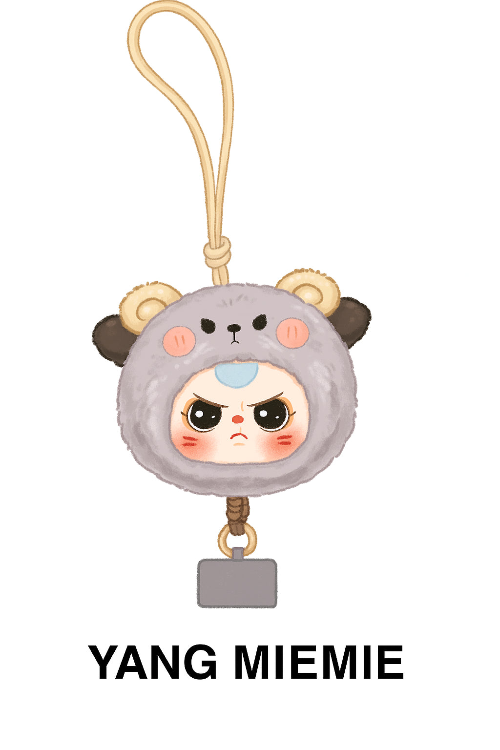 Baby Three Phone Strap Plush Blind Box